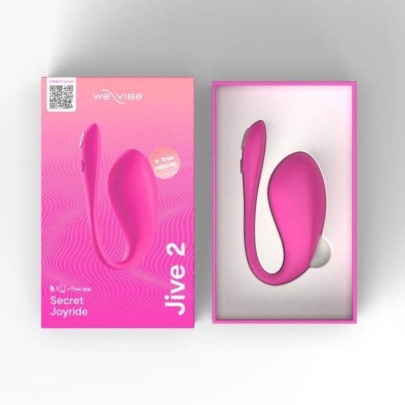 Розовый вибратор для ношения We-Vibe Jive 2 Розовый вибратор для ношения We-Vibe Jive 2