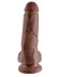 Коричневый фаллоимитатор 8 Cock with Balls - 21,3 см. Коричневый фаллоимитатор 8 Cock with Balls - 21,3 см.
