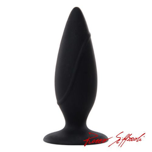 Чёрная силиконовая анальная пробка ROCCO ANAL PLUG LARGE - 12,7 см. Чёрная силиконовая анальная пробка ROCCO ANAL PLUG LARGE - 12,7 см.