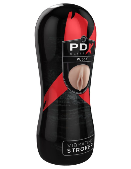 Мастурбатор-вагина Vibrating Pussy Stroker с вибрацией Мастурбатор-вагина Vibrating Pussy Stroker с вибрацией