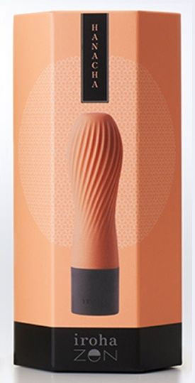 Персиковый рифленый мини-вибратор IROHA ZEN HANACHA - 12,7 см. Персиковый рифленый мини-вибратор IROHA ZEN HANACHA - 12,7 см.
