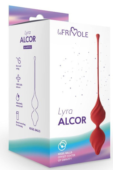 Бордовые вагинальные шарики Alcor Бордовые вагинальные шарики Alcor