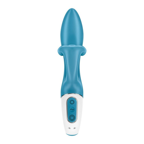Бирюзовый вибратор-кролик Embrace Me - 21,2 см. Бирюзовый вибратор-кролик Embrace Me - 21,2 см.