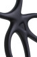 Черное тройное кольцо на пенис Kraken Черное тройное кольцо на пенис Kraken