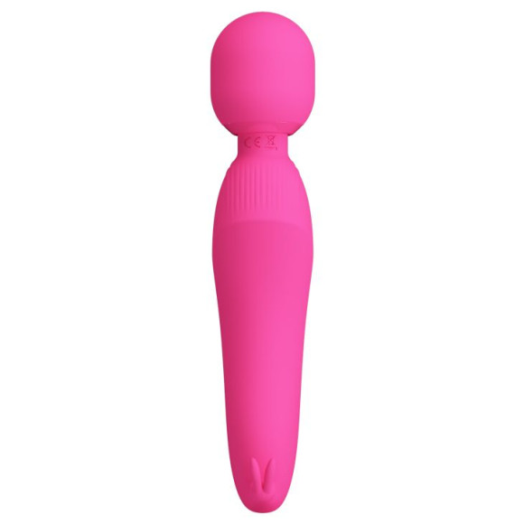 Розовый жезловый вибромассажер Curtis - 23,1 см. Розовый жезловый вибромассажер Curtis - 23,1 см.