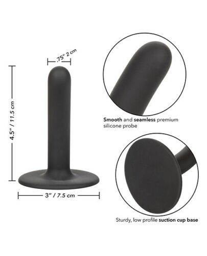 Черный анальный стимулятор Boundless 4.5” Slim Probe - 11,5 см. Черный анальный стимулятор Boundless 4.5” Slim Probe - 11,5 см.