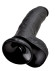 Чёрный фаллоимитатор 9 Cock with Balls - 22,9 см. Чёрный фаллоимитатор 9 Cock with Balls - 22,9 см.