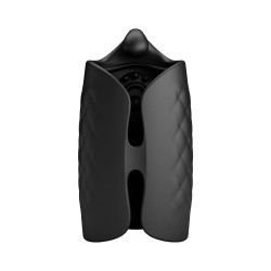 Черный мастурбатор с вибростимуляцией головки Black Glans Trainer Черный мастурбатор с вибростимуляцией головки Black Glans Trainer
