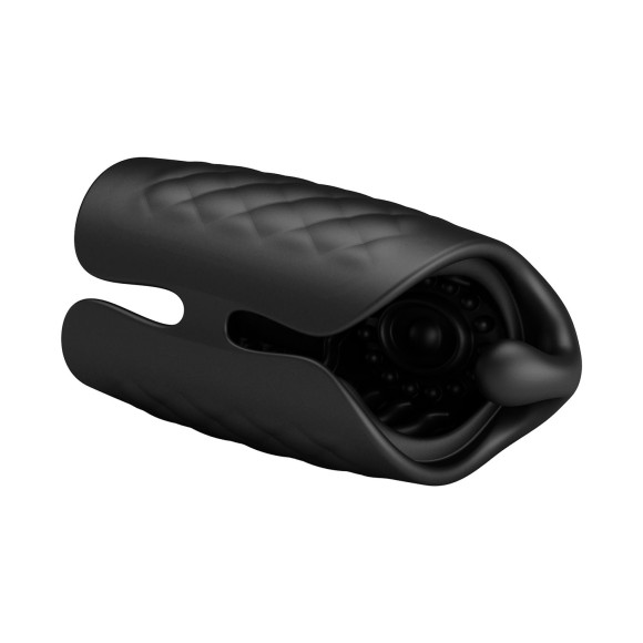 Черный мастурбатор с вибростимуляцией головки Black Glans Trainer Черный мастурбатор с вибростимуляцией головки Black Glans Trainer