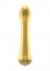 Вибратор с кристаллами The Diamond Gold - 16,5 см.