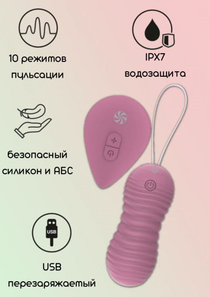 Розовые вагинальные виброшарики с пультом ДУ Ray - 8,3 см. Розовые вагинальные виброшарики с пультом ДУ Ray - 8,3 см.