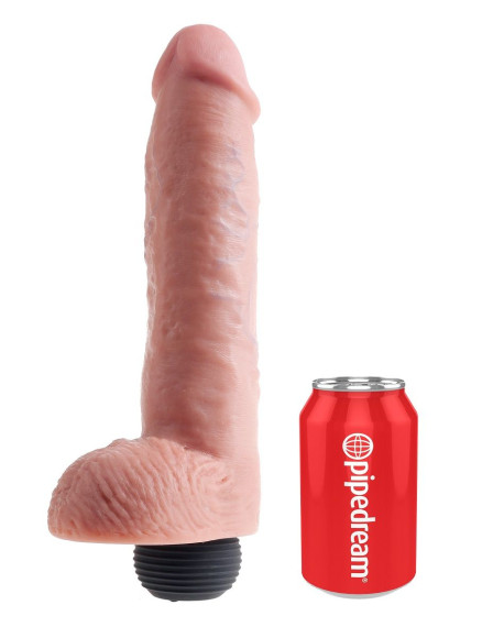 Телесный фаллоимитатор с функцией семяизвержения 11 Squirting Cock with balls - 27,9 см. Телесный фаллоимитатор с функцией семяизвержения 11 Squirting Cock with balls - 27,9 см.