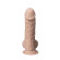 Телесный фаллоимитатор на присоске Real Skin Model 1 - 17,8 см.