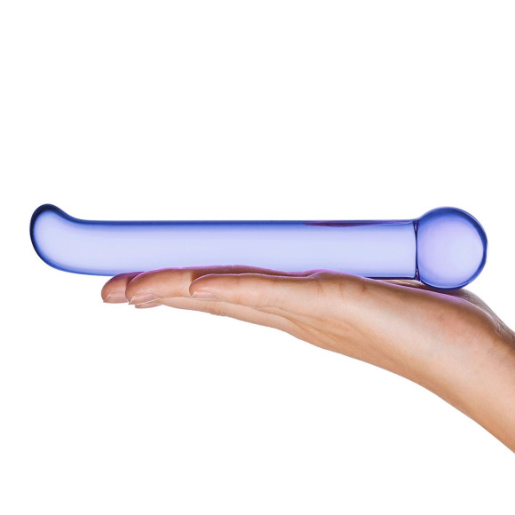 Гладкий стеклянный стимулятор G-Spot Tickler - 17 см. Гладкий стеклянный стимулятор G-Spot Tickler - 17 см.