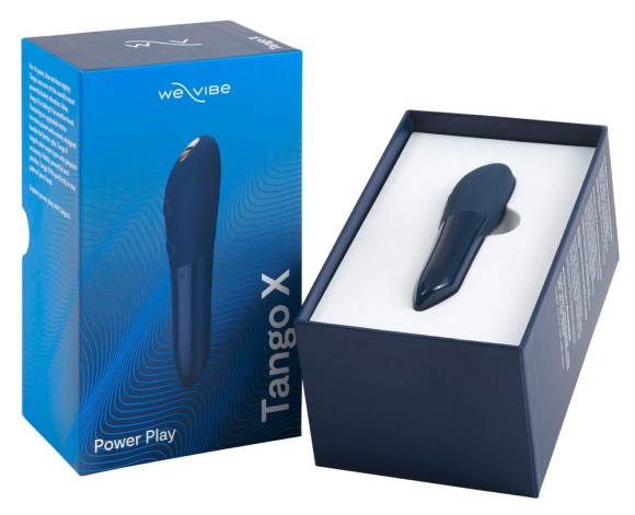 Синяя водонепроницаемая вибропуля We-Vibe Tango X Синяя водонепроницаемая вибропуля We-Vibe Tango X