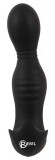 Черная анальная пробка с вибрацией, вращением и пультом ДУ RC Butt Plug with 2 Functions Черная анальная пробка с вибрацией, вращением и пультом ДУ RC Butt Plug with 2 Functions