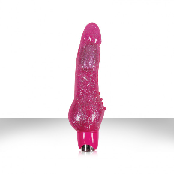 Розовый реалистичный вибромассажер Starlight Gems Aries Vibrating Massager - 20,3 см. Розовый реалистичный вибромассажер Starlight Gems Aries Vibrating Massager - 20,3 см.