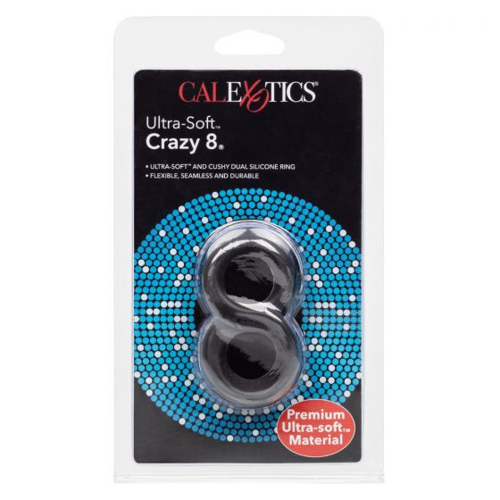 Двойное эрекционное кольцо Ultra-Soft Crazy 8 Двойное эрекционное кольцо Ultra-Soft Crazy 8