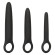 Набор из 3 черных анальных расширителей Boundless Dilator Trio Набор из 3 черных анальных расширителей Boundless Dilator Trio