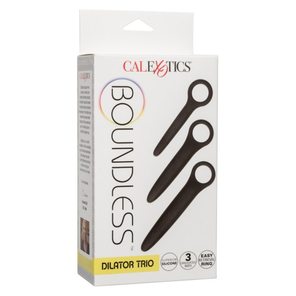 Набор из 3 черных анальных расширителей Boundless Dilator Trio Набор из 3 черных анальных расширителей Boundless Dilator Trio