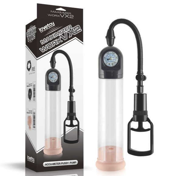 Вакуумная помпа с манометром Maximizer Worx VX2 Pussy Pump Вакуумная помпа с манометром Maximizer Worx VX2 Pussy Pump