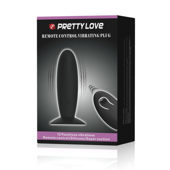 Анальная пробка с вибрацией и пультом управления Remote Control Vibrating Plug - 11 см. Анальная пробка с вибрацией и пультом управления Remote Control Vibrating Plug - 11 см.
