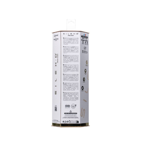 Телесный фаллоимитатор на присоске Real Skin Model 1 - 21 см.