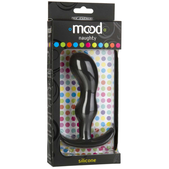 Черная анальная пробка для ношения Mood Naughty 2 4.5 Silicone - 11,4 см. Черная анальная пробка для ношения Mood Naughty 2 4.5 Silicone - 11,4 см.