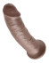 Коричневый фаллоимитатор 9 Cock - 22,9 см. Коричневый фаллоимитатор 9 Cock - 22,9 см.