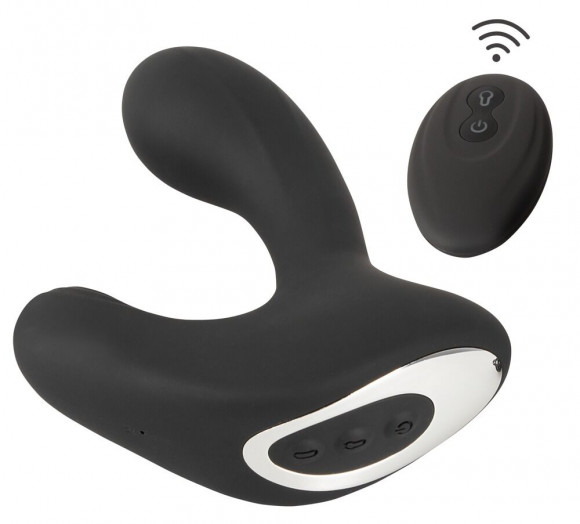 Черная анальная вибропробка с функцией расширения RC Butt Plug with 3 functions Черная анальная вибропробка с функцией расширения RC Butt Plug with 3 functions