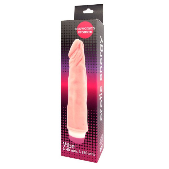 Вибратор Realistic Cock Vibe телесного цвета - 21 см. Вибратор Realistic Cock Vibe телесного цвета - 21 см.