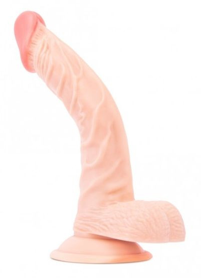Телесный фаллоимитатор-реалистик Pink Vibe - 21 см. Телесный фаллоимитатор-реалистик Pink Vibe - 21 см.