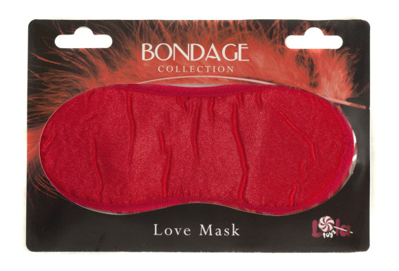 Красная маска на глаза BONDAGE Красная маска на глаза BONDAGE