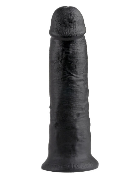 Чёрный фаллос-гигант 10 Cock - 25,4 см. Чёрный фаллос-гигант 10 Cock - 25,4 см.