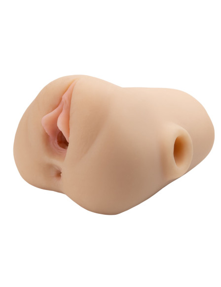 Телесный мастурбатор с вибрацией Double Pounder Vibrating Squeeze Stroker Телесный мастурбатор с вибрацией Double Pounder Vibrating Squeeze Stroker