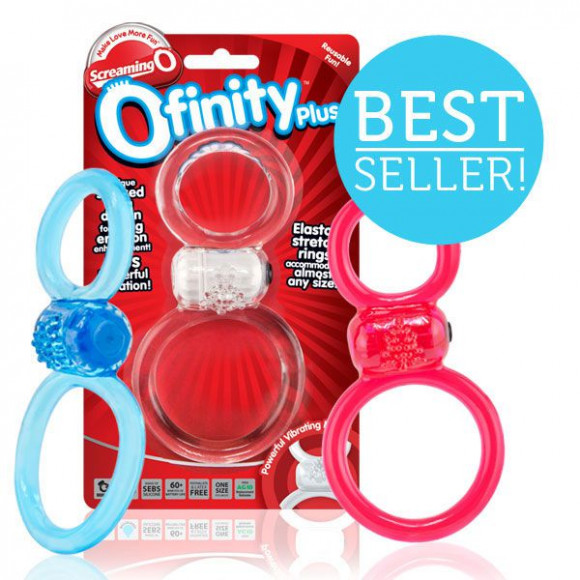 Синее двухпетельное кольцо Ofinity Plus Синее двухпетельное кольцо Ofinity Plus