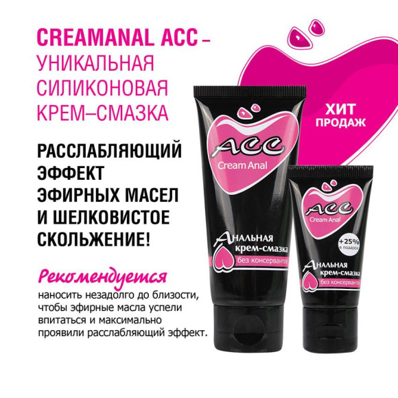 Анальная крем-смазка Creamanal АСС - 95 гр. Анальная крем-смазка Creamanal АСС - 95 гр.