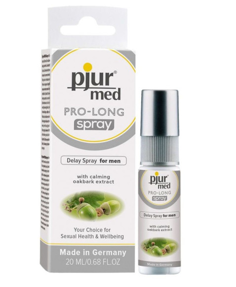 Пролонгирующий спрей с экстрактом дуба и пантенолом pjur MED Pro-long Spray - 20 мл. Пролонгирующий спрей с экстрактом дуба и пантенолом pjur MED Pro-long Spray - 20 мл.