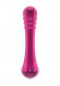 Вибратор с ребристой головкой The Emerald Pink - 16,3 см.