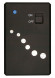 Чёрный вибромассажер G-точки CRYSTAL G-SPOT - 15 см.