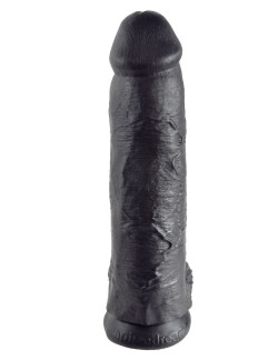 Чёрный фаллоимитатор-гигант 12 Cock with Balls - 30,5 см. Чёрный фаллоимитатор-гигант 12 Cock with Balls - 30,5 см.