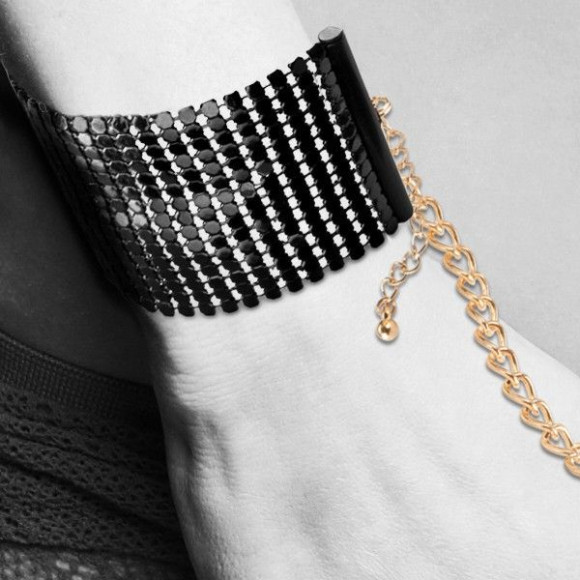 Чёрные дизайнерские наручники Desir Metallique Handcuffs Bijoux Чёрные дизайнерские наручники Desir Metallique Handcuffs Bijoux
