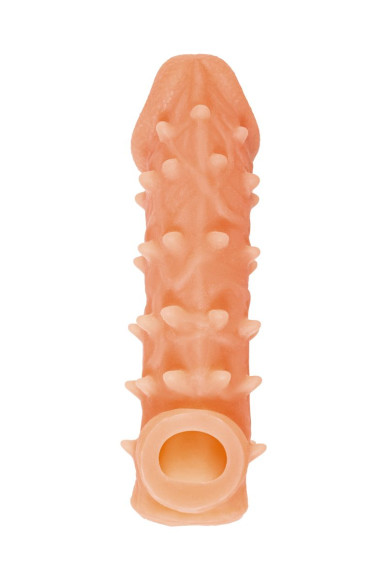 Телесная закрытая насадка с пупырышками Cock Sleeve 005 Size S - 13,8 см. Телесная закрытая насадка с пупырышками Cock Sleeve 005 Size S - 13,8 см.