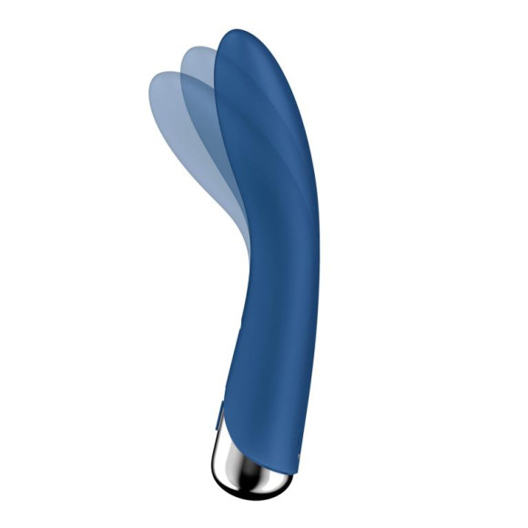 Синий вибратор-ротатор Spinning Vibe 1 - 18 см. Синий вибратор-ротатор Spinning Vibe 1 - 18 см.