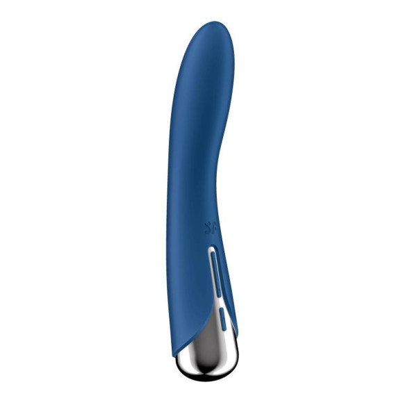 Синий вибратор-ротатор Spinning Vibe 1 - 18 см. Синий вибратор-ротатор Spinning Vibe 1 - 18 см.