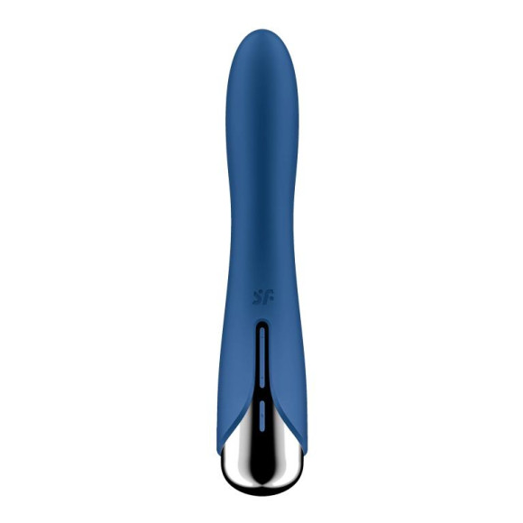 Синий вибратор-ротатор Spinning Vibe 1 - 18 см. Синий вибратор-ротатор Spinning Vibe 1 - 18 см.