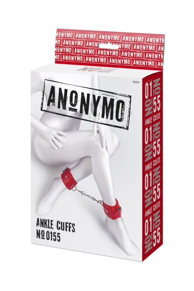 Красные оковы Anonymo из искусственной кожи Красные оковы Anonymo из искусственной кожи