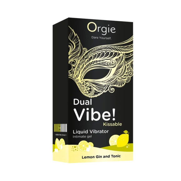 Съедобный жидкий вибратор Dual Vibe! со вкусом лимонного джина с тоником - 15 мл. Съедобный жидкий вибратор Dual Vibe! со вкусом лимонного джина с тоником - 15 мл.