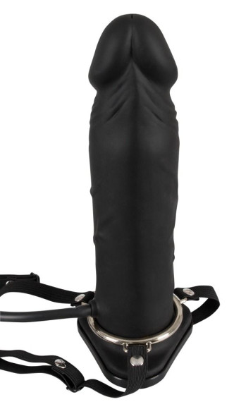 Полый страпон с эффектом увеличения Inflatable Strap-On - 18,5 см. Полый страпон с эффектом увеличения Inflatable Strap-On - 18,5 см.