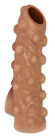 Телесная насадка с бугорками и открытой головкой Nude Sleeve S - 10 см. Телесная насадка с бугорками и открытой головкой Nude Sleeve S - 10 см.